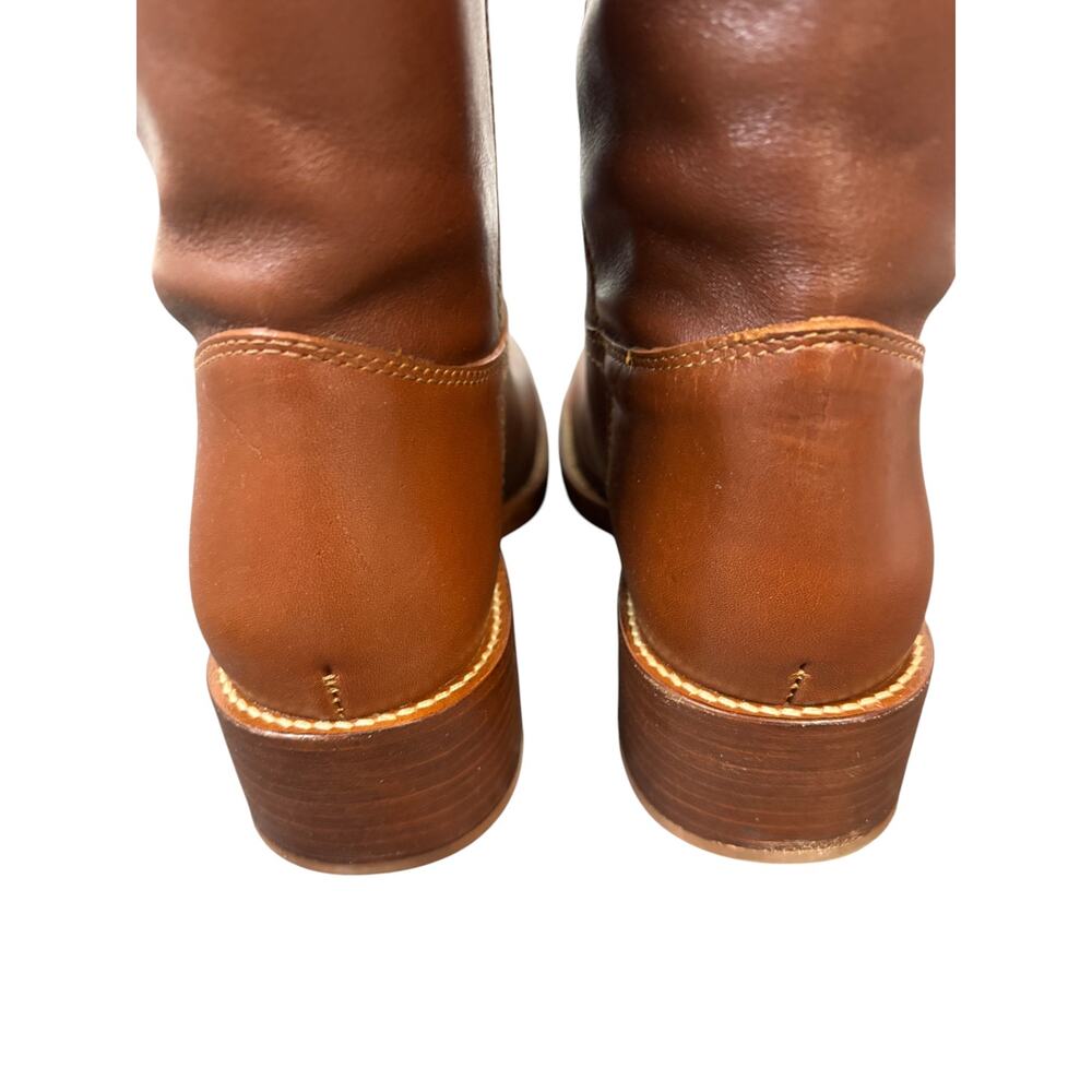 Steve Madden Riggs Knee High Tall Boots Western Country Preppy Fall Winter 8 - Picture 10 of 14